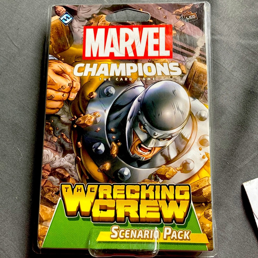 Marvel Champions Wrecking Crew Scenario Pack Card Game